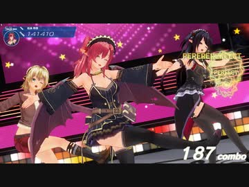 COM3D2 音ゲー(難しい、ノーツ非表示)を通しプレイでフルコンしちゃう？ 3/3