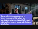Access Courses | Access University Without A/ Levels