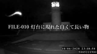 【衝撃映像】FILE-010 灯台に現れた白くて長い物