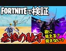 【鬼滅の刃・考察】夜に鬼舞辻無惨の触手は見えるのか？フォートナイトで検証！ Demon Slayer Fortnite Creative