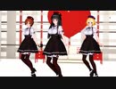 【MMD】drop pop candy（黒川千秋・梅木音葉・吉岡沙紀） *VR版・2K版有り