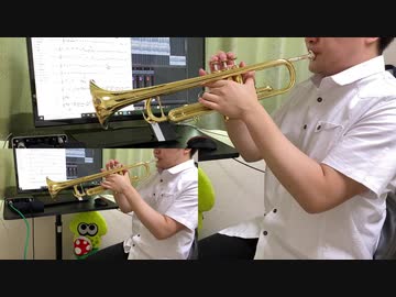 【幻想浄瑠璃】東方輝針城4面の曲をトランペットで吹いてみた【マジカルストーム】