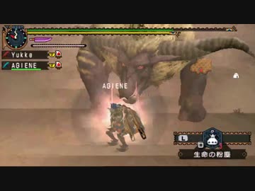 G(^o^)ちゅおさんとペアラー太刀　3:24　G級　最後の招待状　MHP2G
