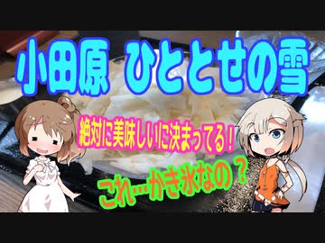 ささら と ONEで「小田原　ひととせの雪」のかき氷をレビュー！
