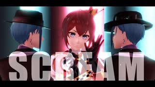 【MMDツイステ】リドルとリーチ兄弟でSCREAM