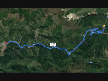 【ドラレコ】国道439号(よさく)　1車線区間　(過去動画)　-20171021-