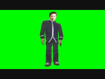 こちらに向かって歩く高校生君GB