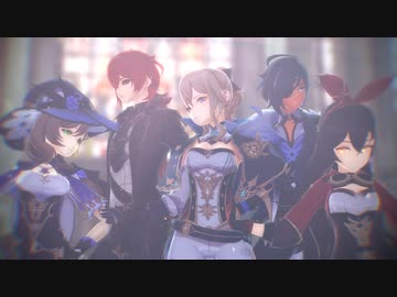 【原神MMD】西風騎士団で『Black Out』