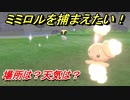 ポケモン剣盾　ミミロルを捕まえる方法！オススメの場所は？天気は？ポケモン図鑑コンプへの道！　【ポケモンソード・シールド】