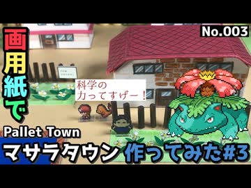 【ポケモン】マサラタウンのジオラマを作る#3