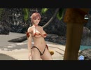 [Eng] DoAX Venus Vacation :: Honoka Gravure Panel (Venus Valkyrie SSR) with malfunction and lotions