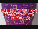 限定限定って限定ばっかり発売しやがってよぉ!!…素敵やんっ///