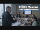 MCIOB Meaning
