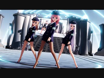 【MMD】らぶ式Rouge・Saya・Yukiで『LUVORATORRRRRY！』1080p