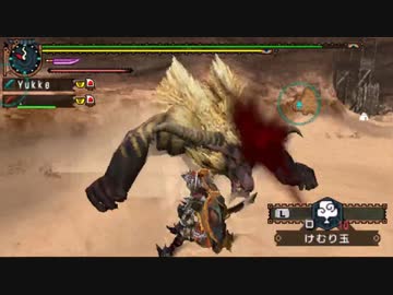 ズレータさんとペアラー太刀　3:19 ＆　3:22　G級最後の招待状 [mhp2G]