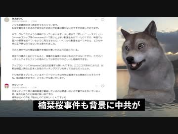 楠栞桜の信者に「中国共産党の工作員」呼ばわりされマジギレする犬