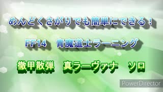 FF14　めんどくさがり屋向け　青魔法ラーニング　真ラーヴァナソロ　徹甲散弾