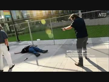 アンティファの暴徒がトランプの支持者を射殺する瞬間