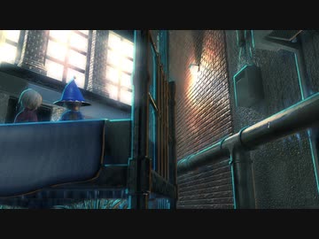 【MMD】雨と光、そして静寂の路地裏