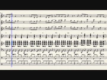 【Musescore】アニソンメドレー (God knows他)