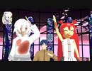 【MMDモデル配布】怪盗忍隊が桃源恋歌を踊ってみた。【猫首卓】