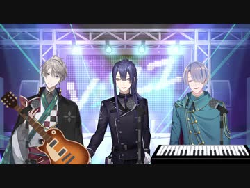 長尾の即興メドレーに合わせて伴奏をする甲斐田と弦月