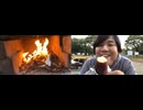 #七原くん 20201018「秋の焼き芋大会」米無全編(サツマイモ鳴門金時と秋刀魚を落ち葉で焼く,キッズに落ち葉集めを手伝って貰う)