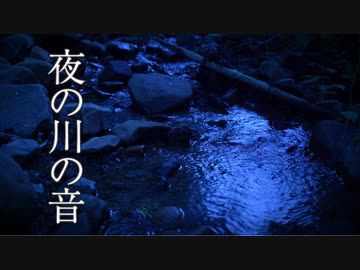 【音散歩】夜の川と秋の虫の音