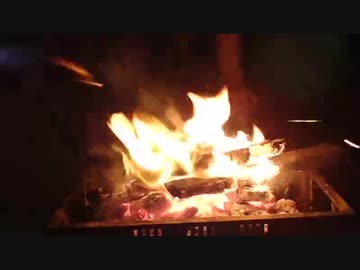 昨夜の焚き火　2020.10.19