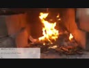 米欄有版 #七原くん 20201018「秋の焼き芋大会」(サツマイモ鳴門金時と秋刀魚を落ち葉で焼く,キッズに落ち葉集めを手伝って貰う)