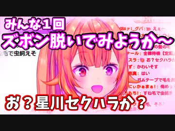 星川、リスナーにセクハラする【星川サラ/にじさんじ切り抜き】
