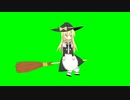 何かを撃つYOYO姉貴とホウキに乗るSGALC姉貴
