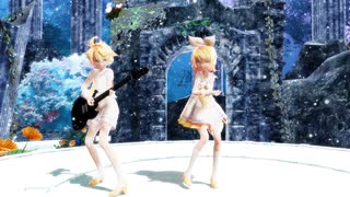 【MMD】白い雪のプリンセスは Sour式鏡音リン×Sour式鏡音レン 6Mbps