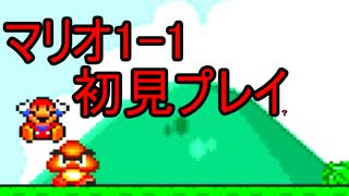 【マリオ】初見の人がマリオ1-1をやるとこうなる？【実況】