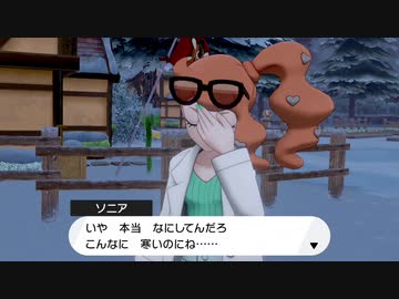 ポケモン剣盾 冠の雪原 ソニアと聖剣士