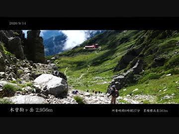 木曽駒ヶ岳 2,956m