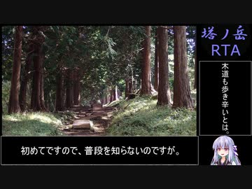 塔ノ岳1分弱RTA