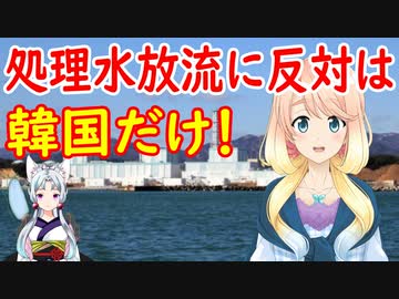 政府次元で日本の処理水放流に反対している国は「韓国だけ」だった事が判明【世界の〇〇にゅーす】