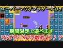 マリオ３５　マリオでバトロワ始めよう！テクニックを極めて最後の一人をを目指す！？期間限定で遊べます！　＃３【SUPER MARIO BROS. 35】