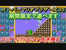 マリオ３５　マリオでバトロワ！？テクニックを駆使して生き残れ！　＃６【SUPER MARIO BROS. 35】