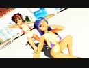 【日焼け跡テスト】被害妄想携帯女子(笑)　天海春香＆如月千早【MMDアイマス】