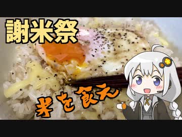 【手抜き祭】あかりちゃんが目玉焼きで米を食うだけ【謝米祭】