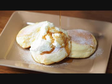 ふわしゅわパンケーキ作ってみた。