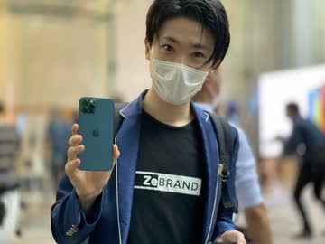 iPhone12発売日　表参道アップルストアから（2020年10月23日）