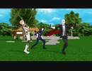 【MMD刀剣乱舞】magnetを踊るはずだった【長義/鯰尾/物吉/堀川】