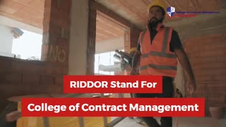 RIDDOR Stand For