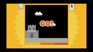 【マリオ35】W6 守銭奴の行く、駆け抜けワールド巡回（ちびマリオ）