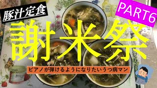 【謝米祭】part6 ピアノが弾けるようになりたいうつ病マンが作る「豚汁」