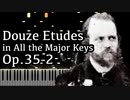 【アルカン】全ての長調による12の練習曲第2番 - Op.35-2 - 【Synthesia/Alkan/Douze études dans tous les tons mineurs】