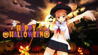 【MMD艦これ】水着の夕立ちゃんで「Happy Halloween」